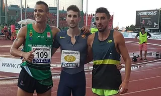 Álvaro de Arriba, medalla de plata en los 800 metros del Campeonato de España