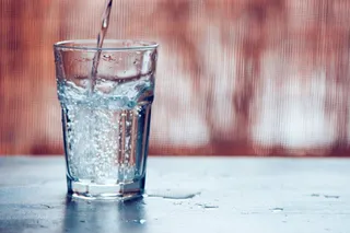 Vaso de agua. Foto Infosalus