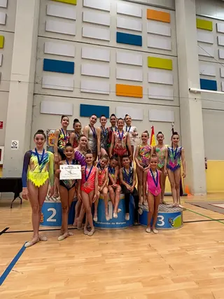 El Club Rítmica Salamanca cierra la Liga Autonómica con numerosos podios y reconocimientos en Roa de Duero