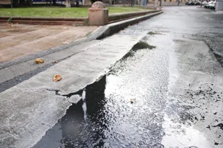 charco ocasionado por la lluvia, imagen de archivo, Salamanca. FotoSH24
