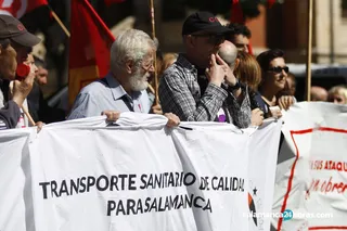 Concentración por las ambulancias 17