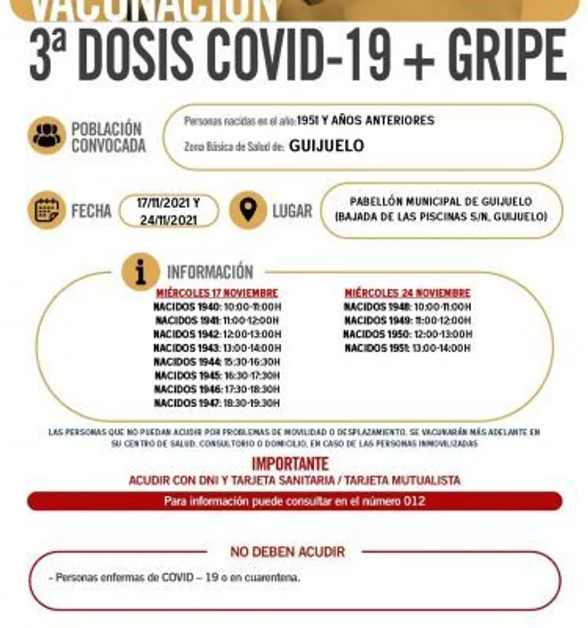 GUIJUELO 17 Y 24 NOVIEMBRE 2021 TERCERA DOSIS COVID + GRIPE page 0001