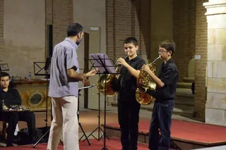 Concierto de clausura de jóvenes trompistas