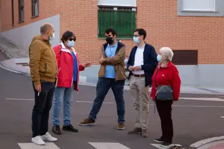 Visita barrio Blanco Grupo Municipal Socialista.