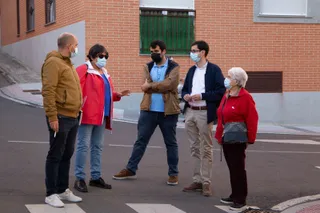 Visita barrio Blanco Grupo Municipal Socialista.
