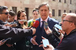Carlos García Carbayo tras su reunión con Ricardo Rivero
