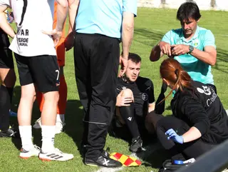 Lesionado un juez de línea en el Ciudad Rodrigo La Virgen
