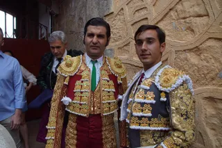 Morante de la Puebla e Ismael Martín en La Glorieta previo a su actuación el 21 de septiembre | Juanes