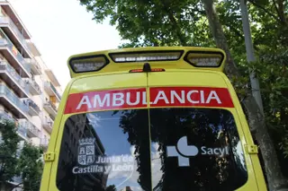 Ambulancia. Foto de archivo