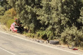 Una mujer de 40 años resulta herida en un accidente de tráfico en la SA-302, en Ledesma