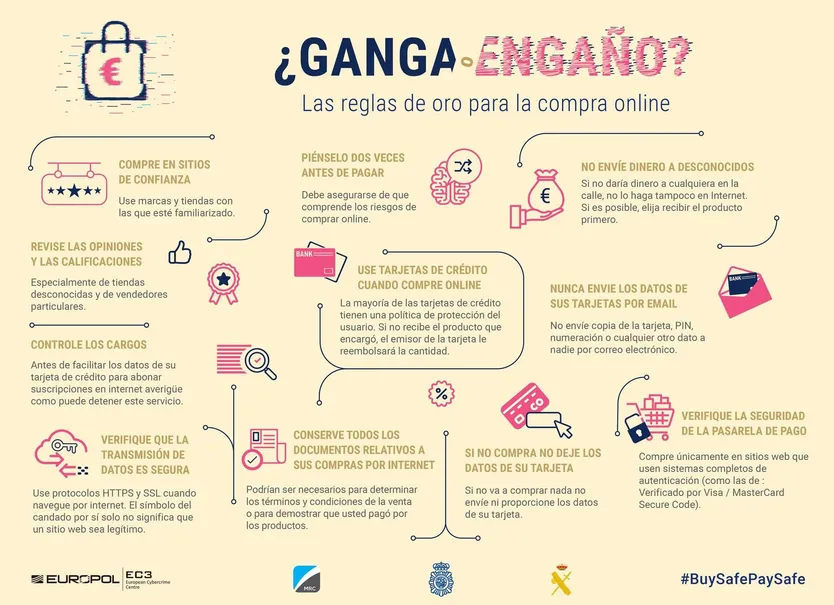 Reglas de oro para hacer compras online |PN