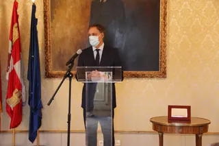 El alcalde de Salamanca, Carlos García Carbayo