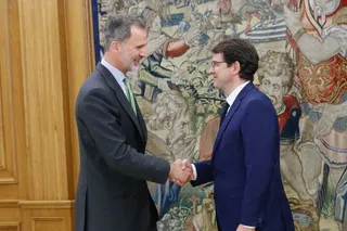 Felipe VI y Mañueco