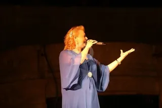 Recital de Mariah Lora en las casetas regionales
