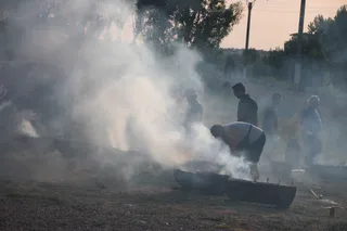Parrillada de peñas en Villamayor (1)
