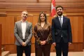Los procuradores del PSOE por Salamanca, Miguel Ángel Luengo,  Noelia Merino y Fran Díaz 