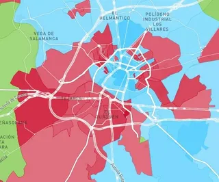 Distribución de votos Salamanca