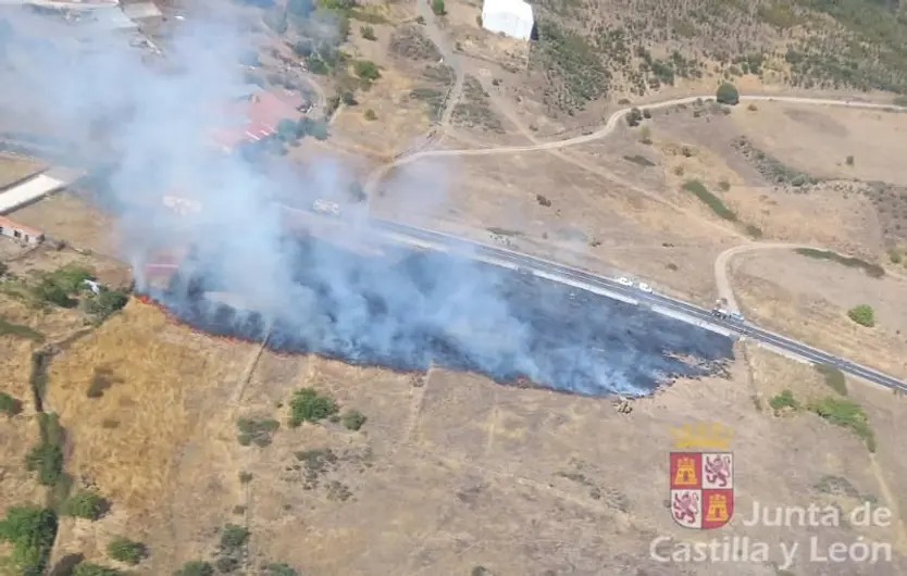 Incendio forestal en Serradillo del Llano 2