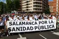 La Marea Blanca invade las calles salmantinas por una mejora en los servicios sanitarios