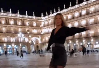 La televisiva Makoke, de visita en Salamanca