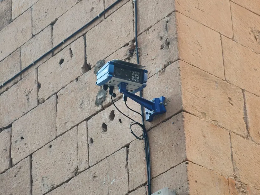 Cámara de zona peatonal en la calle Isabeles de Salamanca