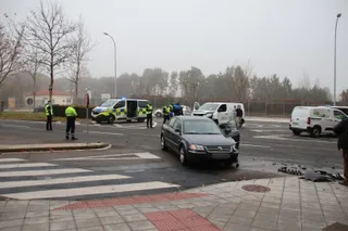 Accidente en la avenida Vicente del Bosque
