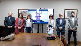Andrés Trujillo Jiménez y Daniel Enrique Ferrán de Villar ganadores del V Premio Alumni USAL a la excelencia académica