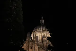 Catedral Vieja de Salamanca de noche | Foto: Andrea M.