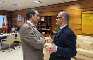 El Consejero de MA y el delegado de Iberdrola en CYL