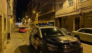 vehiculo de la policia nacional en el lugar de los hechos 11 1100x632