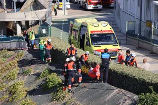 Accidente laboral en el hospital de Salamanca el pasado mes de enero de 2026