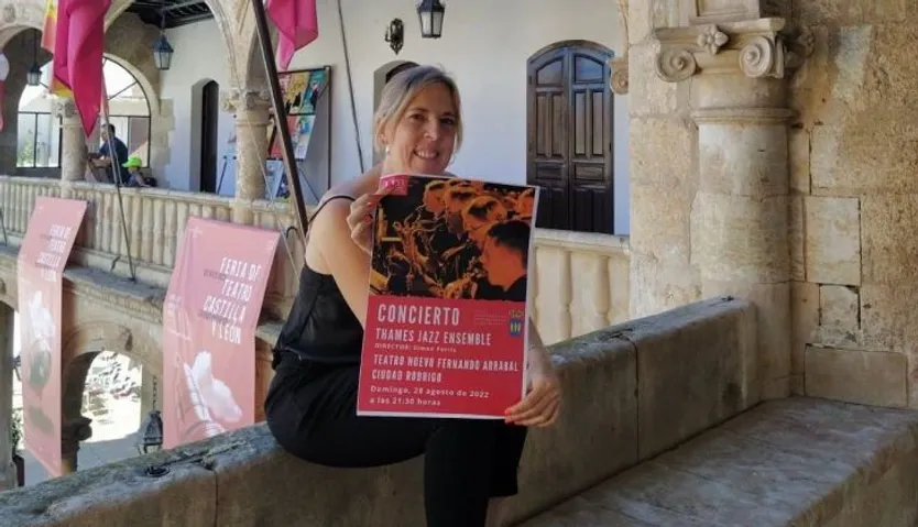 La concejala Beatriz Jorge Carpio durante la presentación del concierto