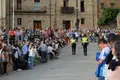 Imagen de un calle cortada durante la Ofrenda Floral del año pasado en honor a Santa María de la Vega | Belén Hurtado