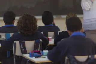 Niños en clase. Foto EP