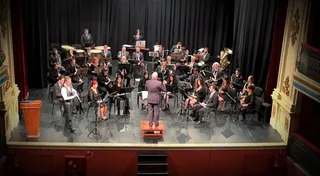 Un momento del concierto de Santa Cecilia. Foto Banda Municipal de Música de Béjar