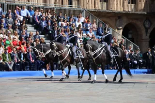 Acto central por el Día de la Policía Nacional celebrado en Salamanca en 2023. Foto de archivo Andrea M.