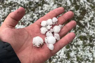 Inundaciones provocadas por las lluvias en Mozárbez