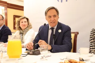 Carlos García Carbayo, mantiene un encuentro con la prensa para hacer balance de la campaña