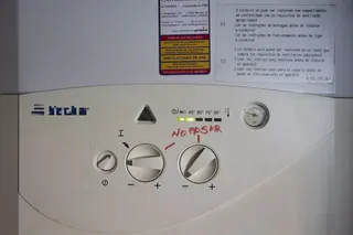 Calefacción de gas. Foto EP
