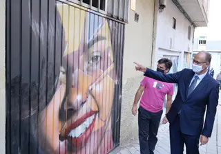 Luis Fuentes en el Barrio del Oeste