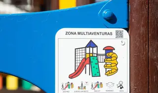 Imagen de archivo de un pictograma o placa visual instalada en un parque | Europa Press
