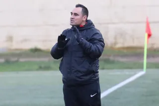 Rubén García, entrenador de la UD Santa Marta B | FOTO UD SANTA MARTA