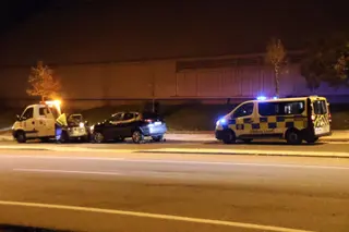Accidente en la avenida Agustinos Recoletos