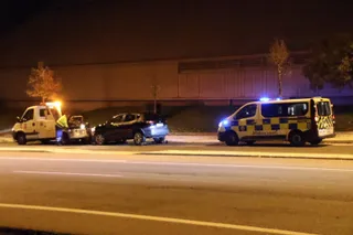 Accidente en la avenida Agustinos Recoletos