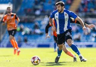 De la Nava, en un encuentro con el Hércules | FOTO HÉRCULES CF
