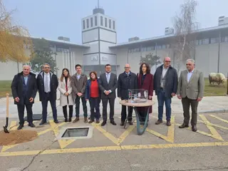 Remodelación del recinto ferial de la Diputación. Obras en el bulevar