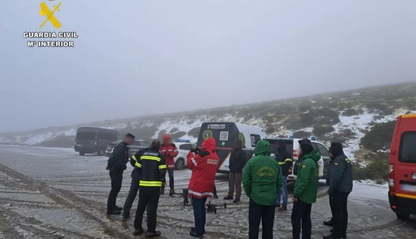 Jornadas de búsqueda montañero de Béjar. Foto Guardia Civil