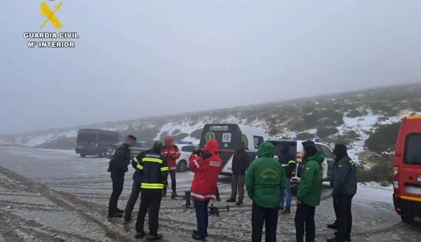 Jornadas de búsqueda montañero de Béjar. Foto Guardia Civil