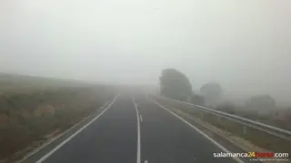 La niebla complica la circulación en varias carreteras de la provincia