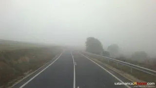La niebla complica la circulación en varias carreteras de la provincia